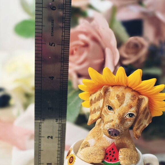 Hamilton Collection Cups of Affection Bright as the Sun Dachshund - Picture 8 of 10